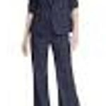 Joie New  X REVOLVE 2 Sylvana Flare Trouser Dark Wash Denim Wide Leg Women 32." Photo 4
