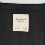 Abercrombie & Fitch Abercrombie Square Neck Blazer Dress Black Tailored Mini Long Sleeve L Petite Photo 3