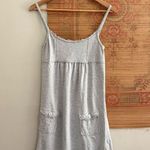 Ling Gray Sleeveless Slip Dress with Pockets Size 4 Photo 0