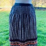 Anthropologie Edme and Esyllte Beribboned Rings Printed Skirt Photo 3