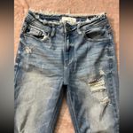 KANCAN Womens Blue Jeans Size 7/27 Distressed Denim Mid Photo 1