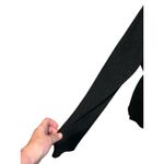 Lauren Michelle Womens Black Embroidered Metallic Sweater Size XL Whimsy Goth Photo 3