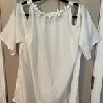 Miss Look  cold shoulder lace collar tunic. NWOT Photo 7