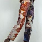 ZARA Hand-Dyed High-Waisted Straight-Leg Jeans | Size 4 Photo 0