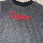 PINK - Victoria's Secret PINK By Victoria’s Secret w/5th & Ocean Cougars Gray Fleece Sweater Women Size S Photo 2