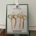 House of Harlow Gold Bow Earrings Photo 0