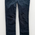 Tory Burch Corduroy Pants Size 32 Black Ivy Super Skinny Winter Fall Photo 0