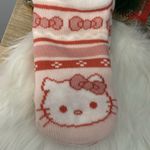 Hello Kitty  Pink Fair Isle Cozy Warmers Socks NWT Photo 2