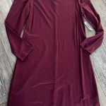 Old Navy New Burgundy Maroon Dress Long Sleeve Photo 1