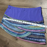 Two Lucky In Love Layered Tennis Skirt Skort Blue Purple Size Large Photo 10