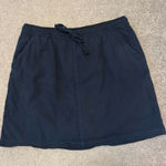Gloria Vanderbilt Navy Drawstring Skort Photo 0
