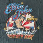 Daydreamer Black Red Blue Elton John Rocket Man Concert Oversized T-Shirt Sz S Photo 38