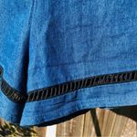 English Laundry jean ruffle romper Large Blue Photo 2