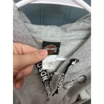 Harley Davidson Alamo City San Antonio Texas Full Zip Up‎ Hoodie Sweatshirt Gray Size M Photo 2