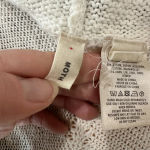 Anthropologie  Moth Open Weave Hooded Longline Cardigan Sweater - size Medium Photo 9