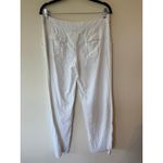 Rainbow Sandals Rainbow Mid Rise Drawstring Straight Leg Linen Pants White Women's Size Large Photo 1