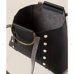 Vegan Leather Pearl Jillian Mini Tote Bag Black Photo 4