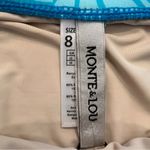 MONTE & LOU Mid Rise Ruched Swim Bottoms NEW Size 8 AU/ 4 US Blue Photo 3