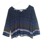 Patrons of Peace  Bohemian Open Back Blouse Size Medium Photo 0