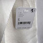 Free People  Santa Clara Thermal Shirt White Size Small‎ New Photo 8