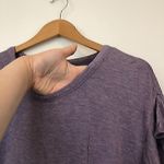 Loft ANN TAYLOR Outlet Lilac Purple Short Ruffle Sleeve T-Shirt / Shift Dress XS Photo 6