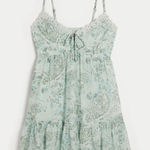 Hollister ‎ Y2K Blue Chiffon Babydoll Mini Dress Size Large Photo 0