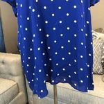 Gibson  blue polka dot casual top 3X Photo 2