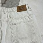 BDG  Tapered Baggy High Rise Cream Distressed Jeans, size 31 Photo 11