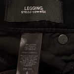 EXPRESS Stella Low Rise Velour Legging Skinny Pants Solid Black Size 6 Pockets Photo 5