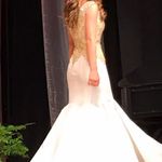 Ritziee Originals White & Gold Mermaid Dress Photo 1