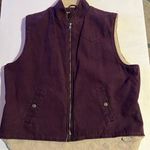 Roper women’s workwear vest 100% cotton XL Purple Photo 0
