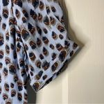 Reiss  Size 4 Short Sleeve Light Blue Printed Floral Dress Photo 3