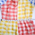 Farm Rio  Anthropologie Gingham Contrast Romper Photo 11