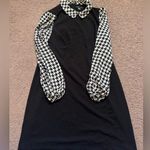 Tommy Hilfiger houndstooth pattern structured collar mini/midi dress Photo 0
