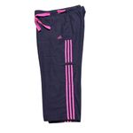 Adidas  gray pink‎ cropped track pants women's large Photo 1