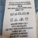 Free People  Show Me Some Shoulder linen top in Chambray / S /Excellent condition Photo 12