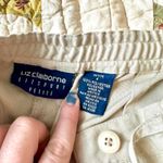 Liz Claiborne Light khaki dress trousers with drawstring waist. Size 6 Photo 4