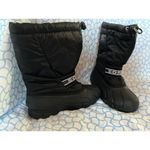 Sorel Snow Boots Unisex Black 1287921011 Size 5 Lace Up Excellent Condition Photo 1