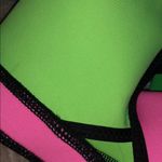 Indah  Link Neoprene Bikini Top in‎ Lime NWT Photo 6