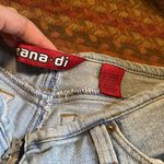 RETRO Y2K LOW RISE ZIP FRONT CAPRI JEAN PANTS COOL GIRL Blue Size 26 Photo 1