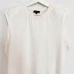 The Range  White Substance Cotton Dress Casual Minimalist Neutral Size Medium‎ Photo 3