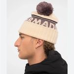 Armada Jacquard Knit Pom Beanie. New With Tags. Purple Photo 6