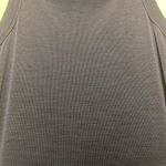 Joie - Jersey Knit Square High Neckline Navy Blue Side Slit Maxi Dress- Size S Photo 5