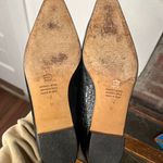 Talbots Vintage Croc Embossed BlackLeather loafers Minimalist Preppy Size 7 Photo 4