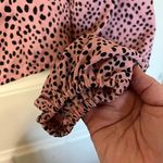 Abound  Pink Spotted‎ Long Sleeve Crop Top Ruched Sweetheart Neckline Size Small Photo 5