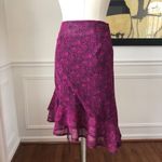 NWOT 4SI3NNA Terry Y2K Ruched Ruffle Hem Skirt S Pink Photo 9