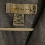 IL Migliore silk blend tropical blouse. Size‎ medium. Blue Photo 2