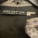 Marc New York  Andrew Marc Metallic Leopard Print Ruffle Cocktail Dress Photo 2