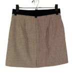 ZARA Beige & Pink Plaid Side Pockets School Girl Mini A-Line Skirt Women Sz XS Photo 1