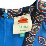 Farm Rio Anika Tiles Blue Maxi Dress in Blue, Size S Photo 5
